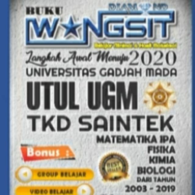 BUKU WANGSIT UTUL UGM TKD SAINTEK DIAMOND