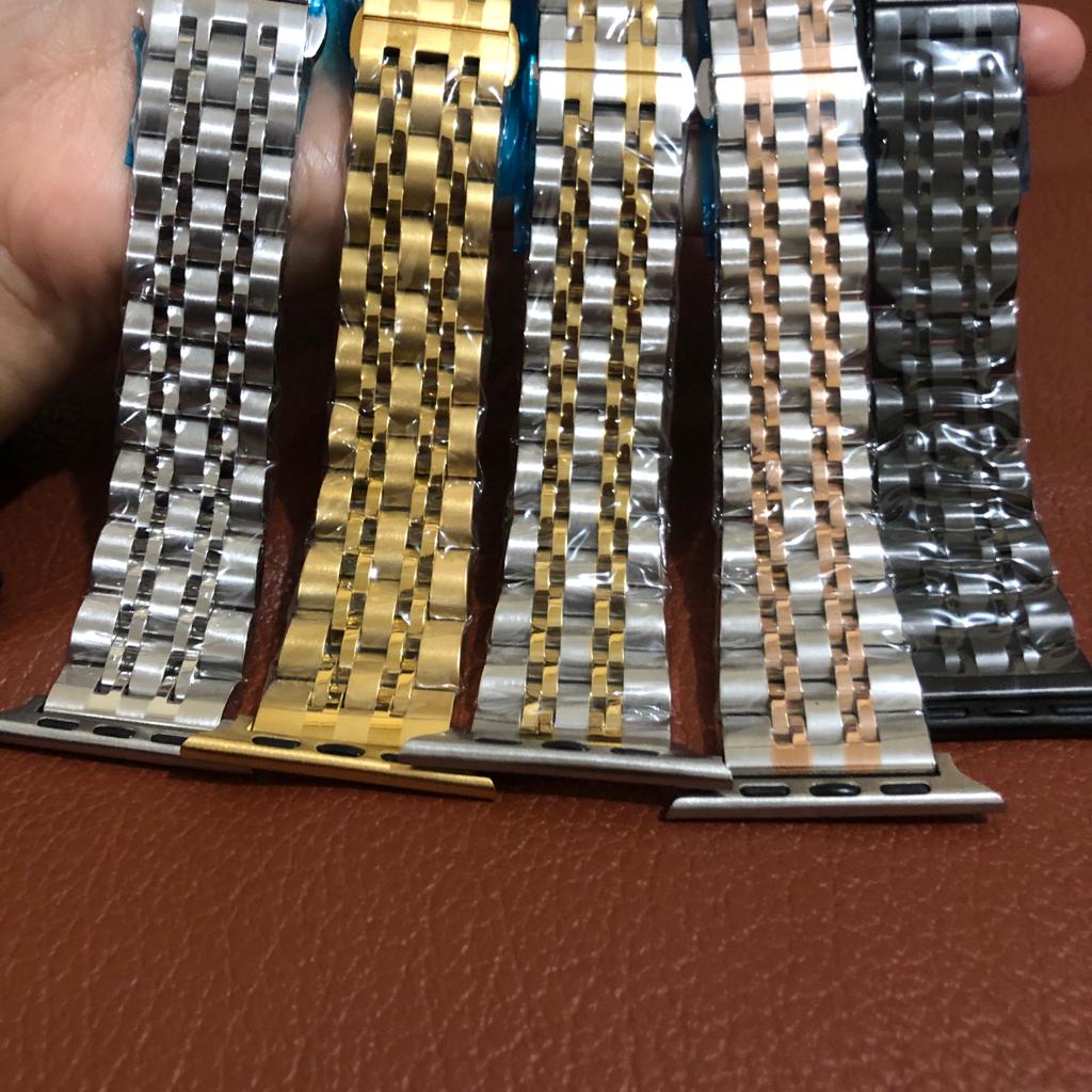 Strap Apple Watch Stainless Steel Solid Premium 38mm/40mm/41mm/42mm/44mm/45mm/49mm