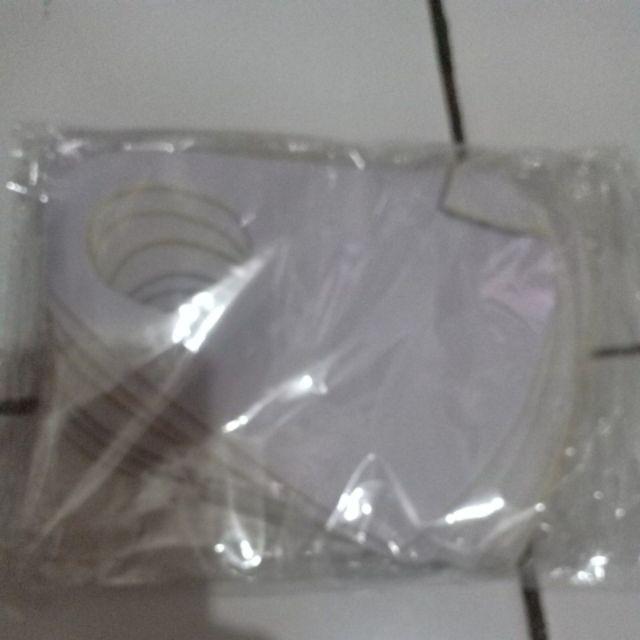 Ready Masker Putih Bahan Scuba #carlina