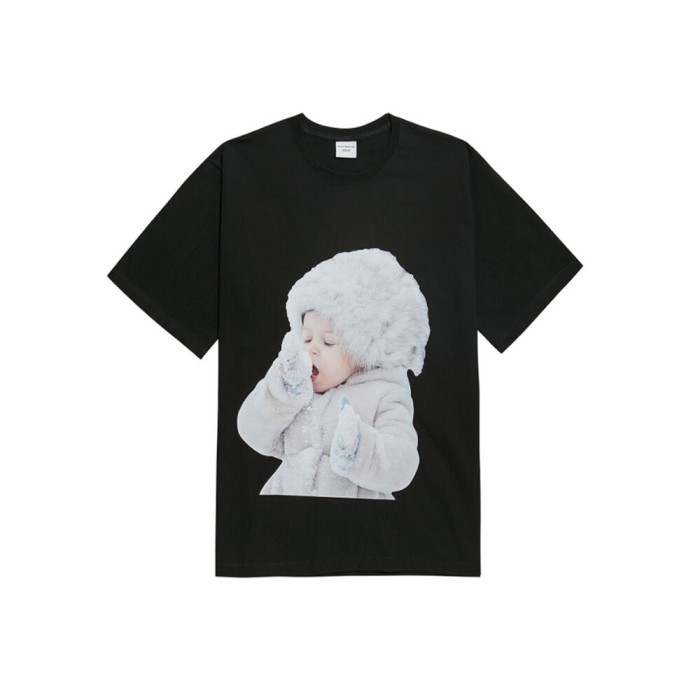 ADLV Baby Face Snow Tee Black 100% Authentic