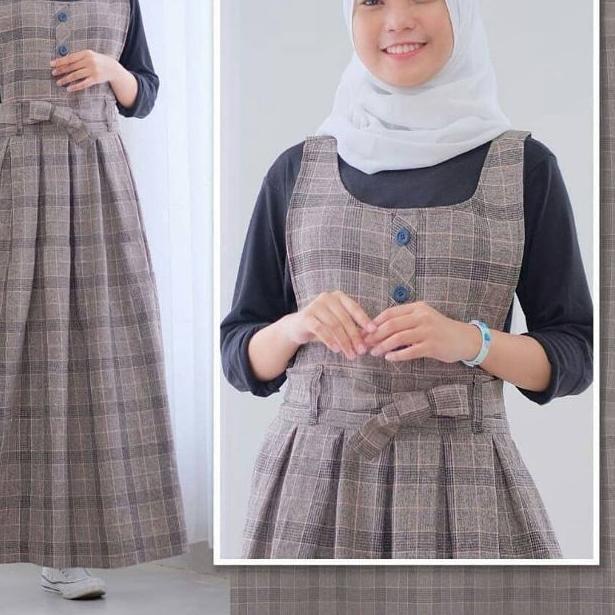⅍ Overall Set Baju Remaja Plus Iner Pakaian Wanita Remaja Masa Kini Trend Kekinian Series Lebaran 20