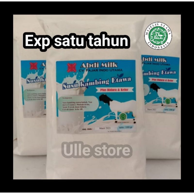

Susu Kambing Etawa Bubuk Abdi Milk - Exstrak Daun Bidara dan Kelor