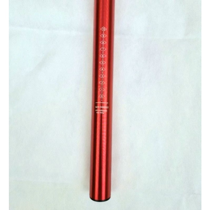 Aceoffix Seatpost Size 33.9 mm Panjang 600 mm Seatpost Sepeda Lipat Merah