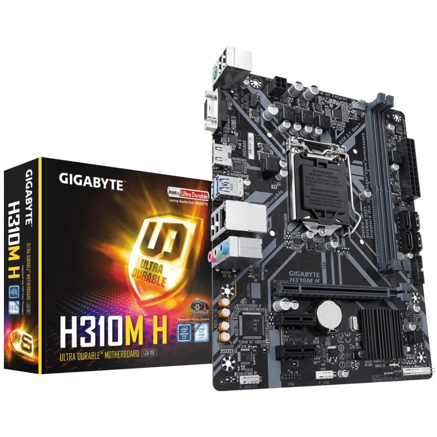 Motherboard Gigabyte H310M-H (LGA1151, H310, DDR4, USB3.1, SATA3)