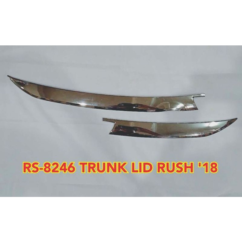 LIST LIS TRUNK LID TRUNKLID BELAKANG BLK MOBIL ALL NEW RUSH TERIOS 2018 2019 CROM CROME