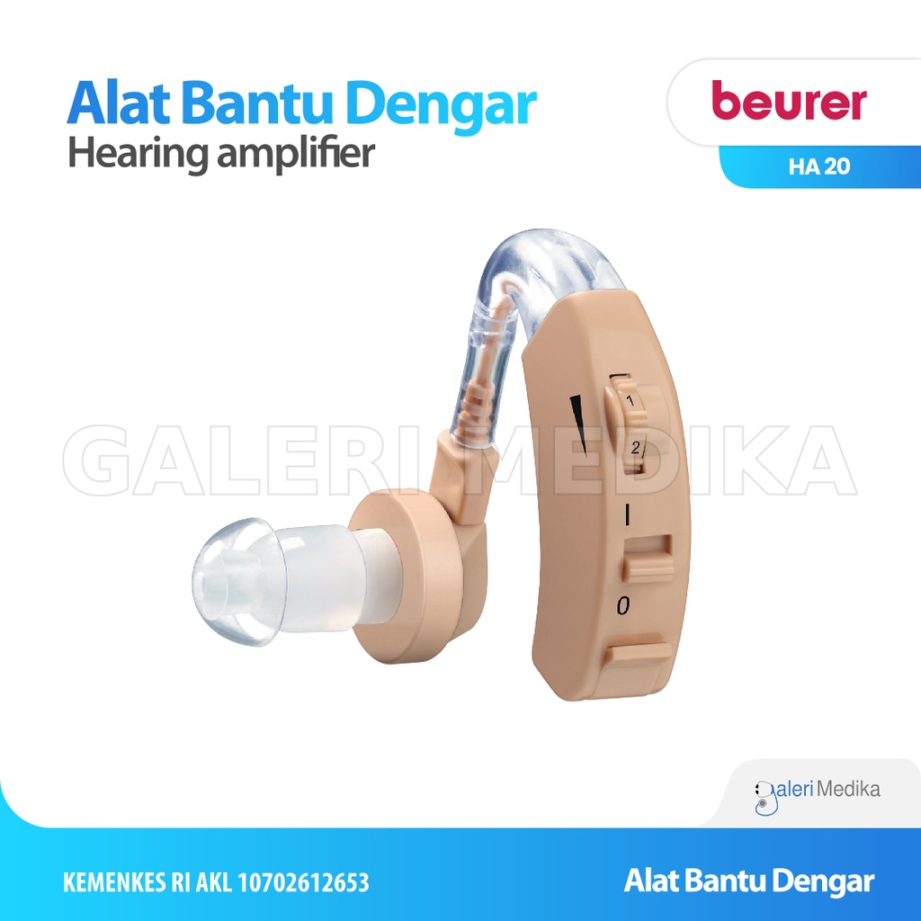 Alat Bantu Dengar Beurer HA 20 / HA20 / HA-20 - Tanpa Kabel