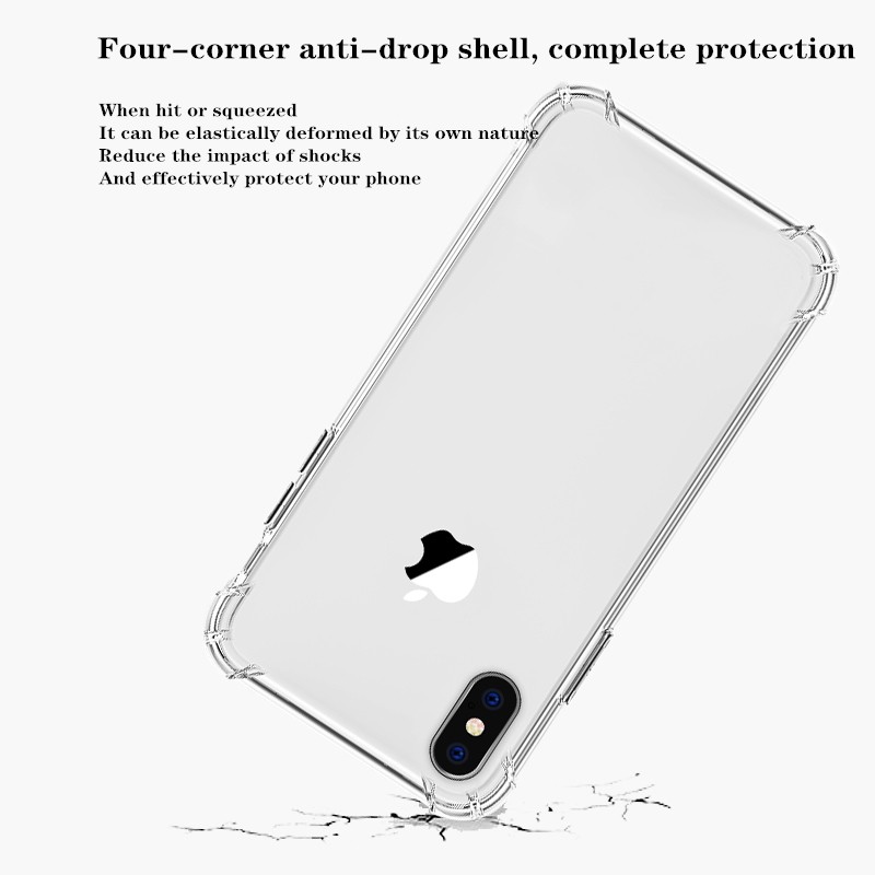 Casing iPhone 12 Pro Max TPU untuk iPhone 12mini iPhone 7 / 8 Plus / XS / XR / Max / 11Pro Max case