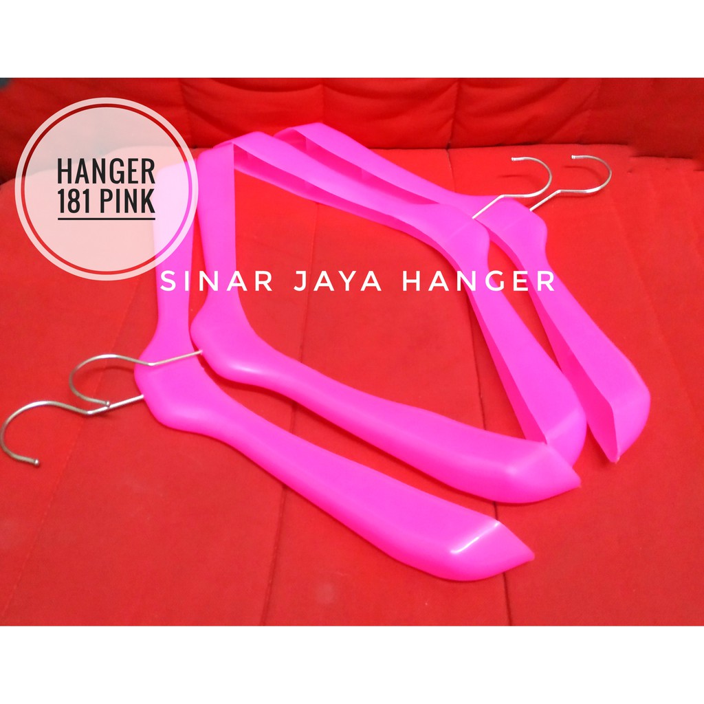 Hanger 181 Dewasa Warna Pink perpcs