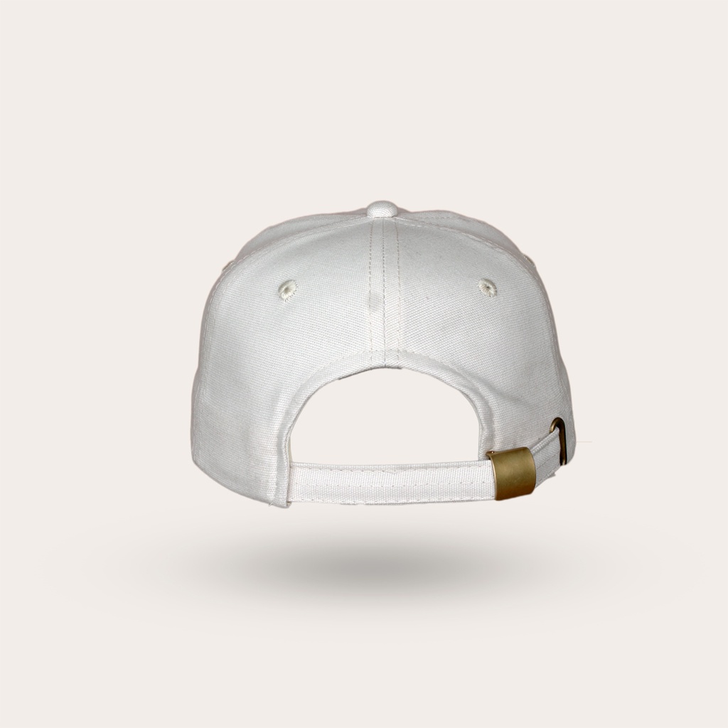 BASEBALL CAPS CLASSIC KAIRI BEIGE BORDIR METAL