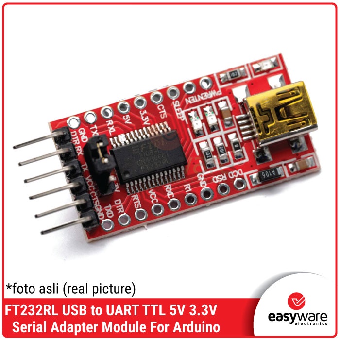 FT232RL USB TO UART TTL 5V 3.3V FT232 Serial Adapter Module For Arduino