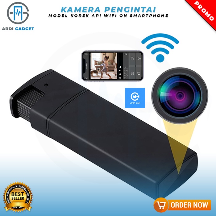 Spy Cam Kamera Korek Api Elektrik K6 WIFI Spy K6 Wifi Full Hd 1080p 4k Hidden Camera Pengintai Mini 