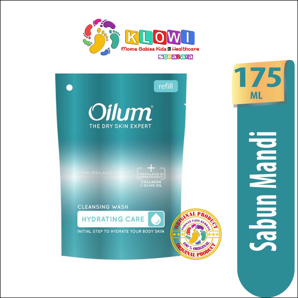 Oilum Clean Wash Hydrating 175 Ml / Wash / Hydrating 2 PCS Bundling