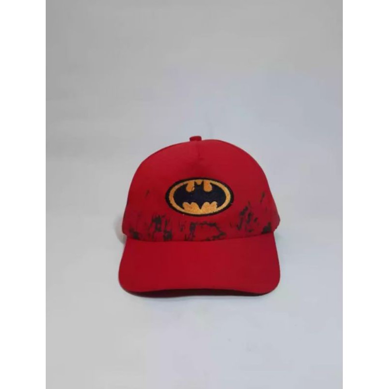 Topi anak laki-laki bordir batman real pict