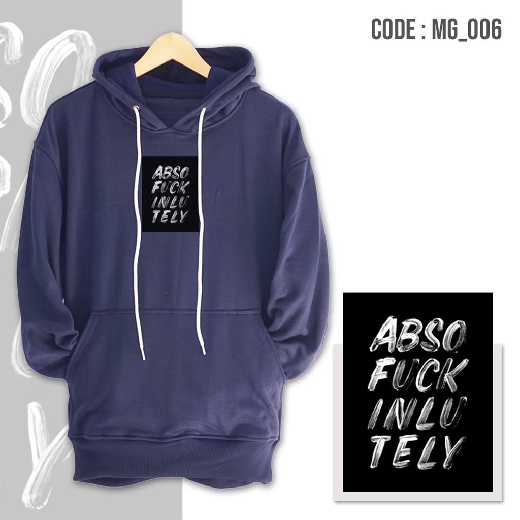 Hoodie Pria Terbaru Warna Putih Sweater Hodie Cowok Cewek Vertical Original Jaket Laki Laki Oversize Suiter Cowok Unisex