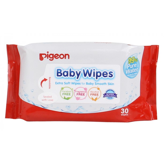 Pigeon Baby Wipes Pure Water 30 sheets