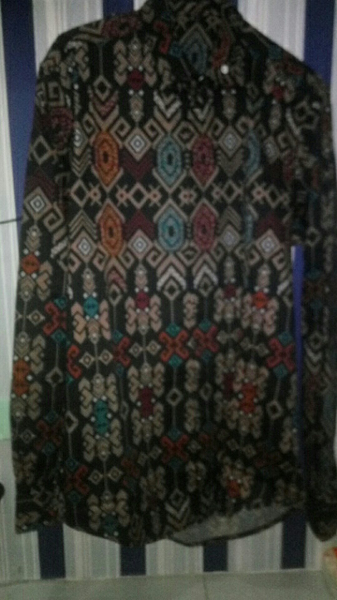 Menfashionhouse Kemeja Batik Pria Lengan Panjang Cowok Murah Berkualitas