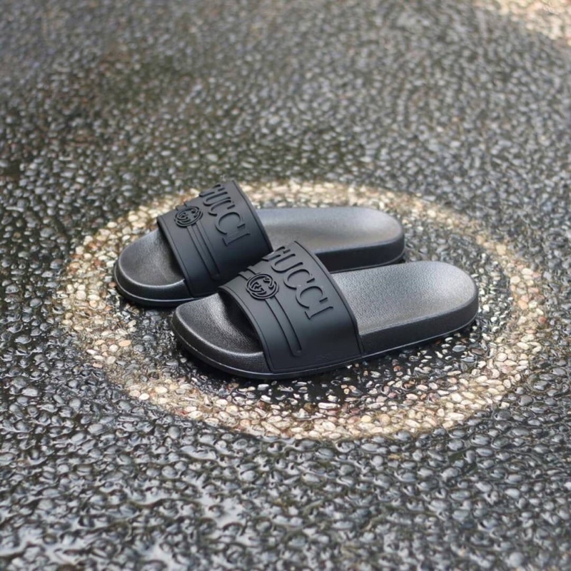 sandal slop pria kekinian enak di pakai sandal Gucci quality import