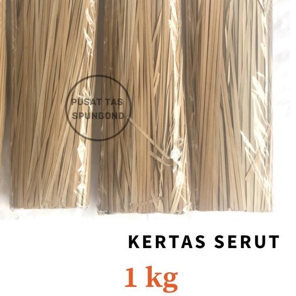 

► Kertas Serut 1 Kg / Kertas Cacah / Shredded Paper / Kertas Suwir Packing / Kertas Coklat Serut ✱