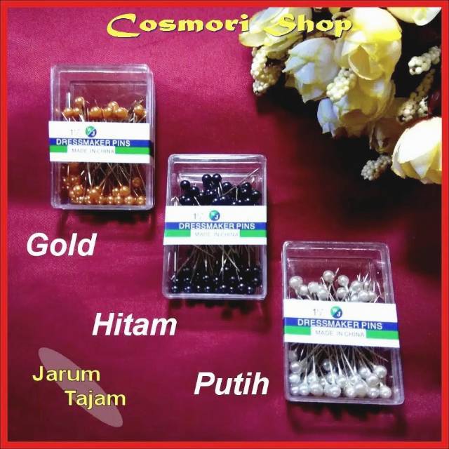 Jarum Pentul Premium Tajam Awet Hijab Jilbab Mini Import Jepang Super Anti Karat Kuat newey nemoto