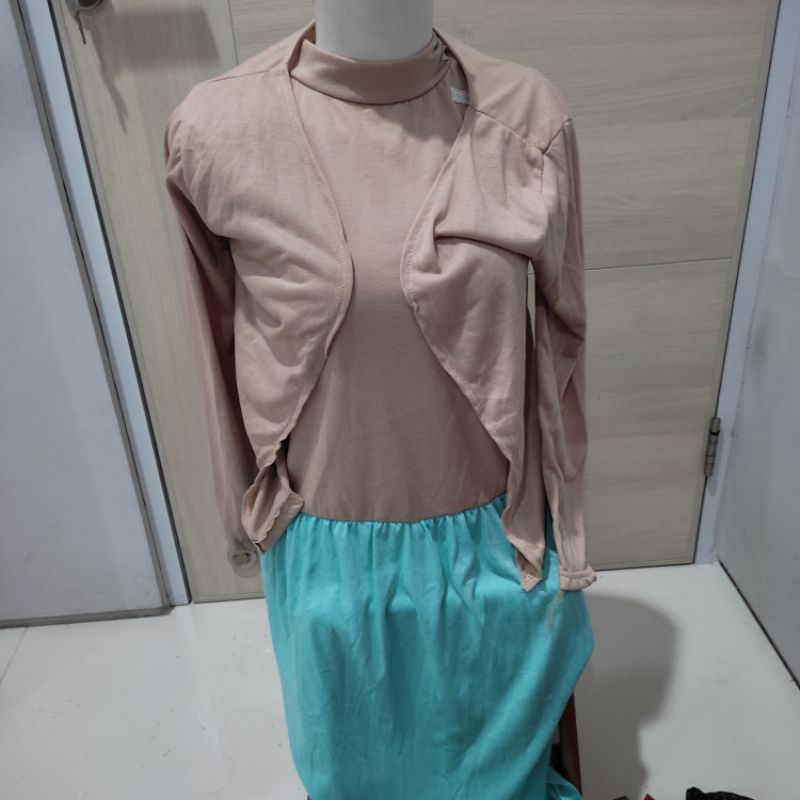 SETELAN DRESS + OUTER