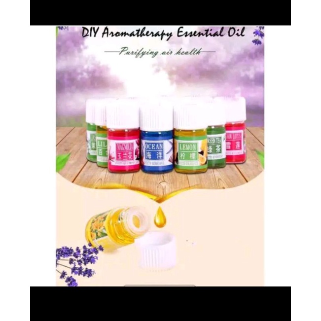 essential oil set isi 12 aromaterapi pewangi ruangan