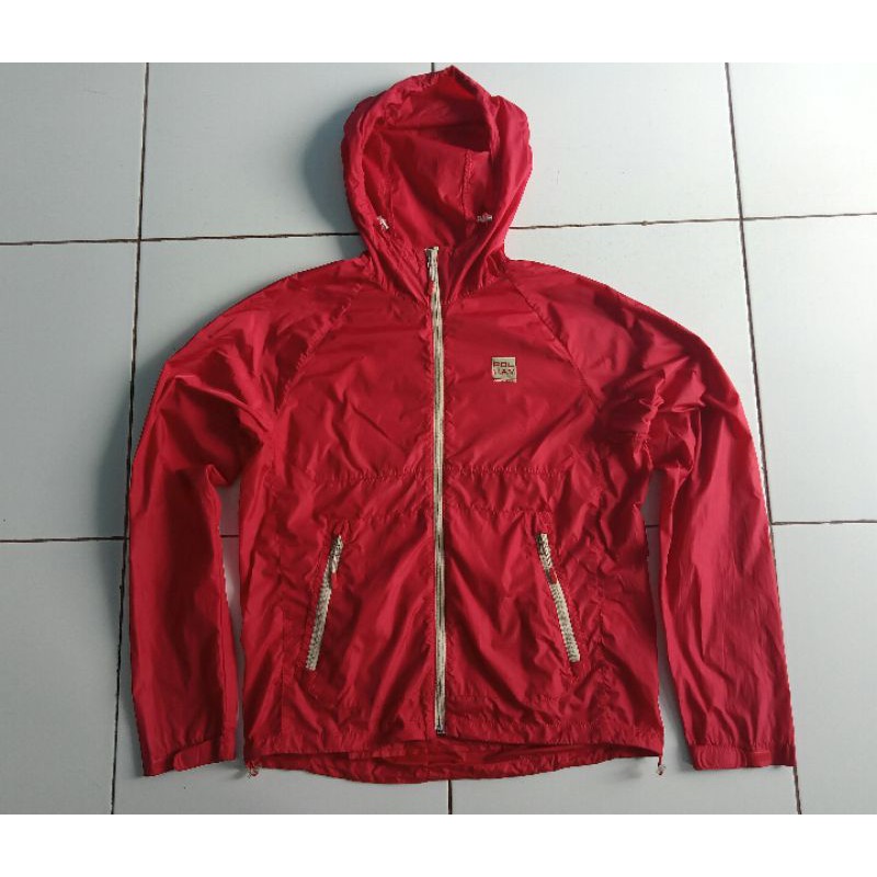 Jaket hoodie parasut polham windbreaker original