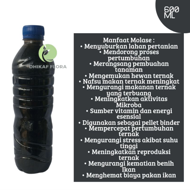 Molase Tetes Tebu Murni 100% Tanpa Campuran