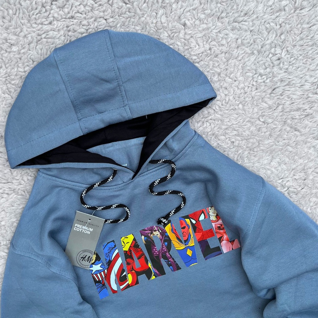 Sweater Hoodie Marvel H&amp;M Premium Full Tag | Hoodie Kasual