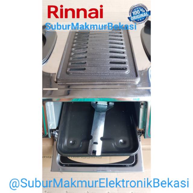 Kompor gas rinnai 3 tungku RI-524A