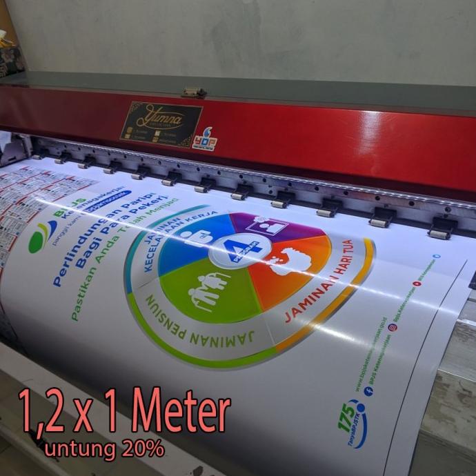 Cetak Stiker Vinyl Ritrama 1.2M Mesin Indoor