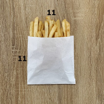 

NEW Kantung kertas ATLANTA kantong Grease Proof 11x11 Paper Bag roti snack