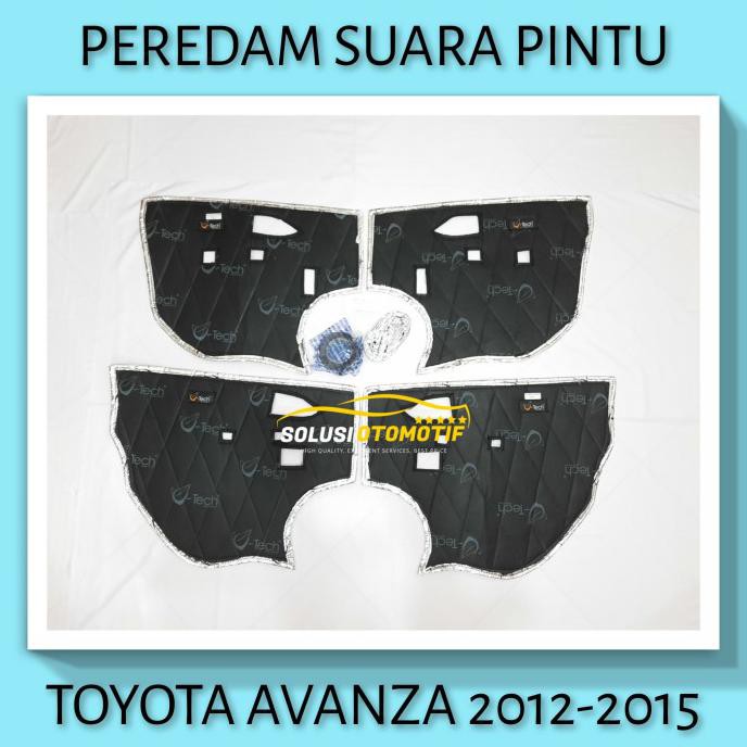 TOYOTA AVANZA 2012-2015 Peredam Suara Pintu Aksesoris Mobil VTECH Ori