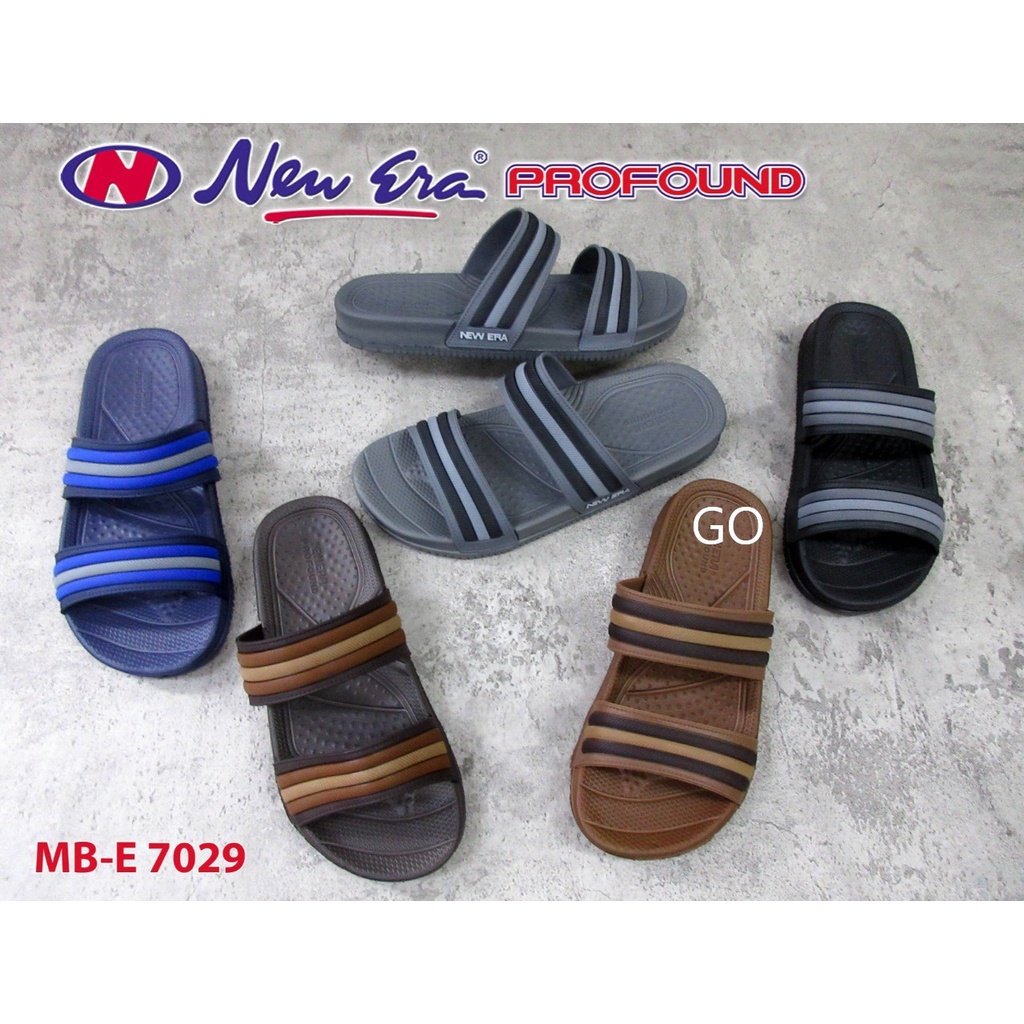 sogo NEW ERA MB E7029 Sandal Casual Pria Ban Dua Karet Sandal Slop Laki-laki Anti Slip Original Sandal Kekinian Gaul Murah Sandal