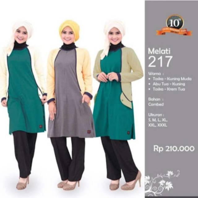 Tunik Qirani Melati 217