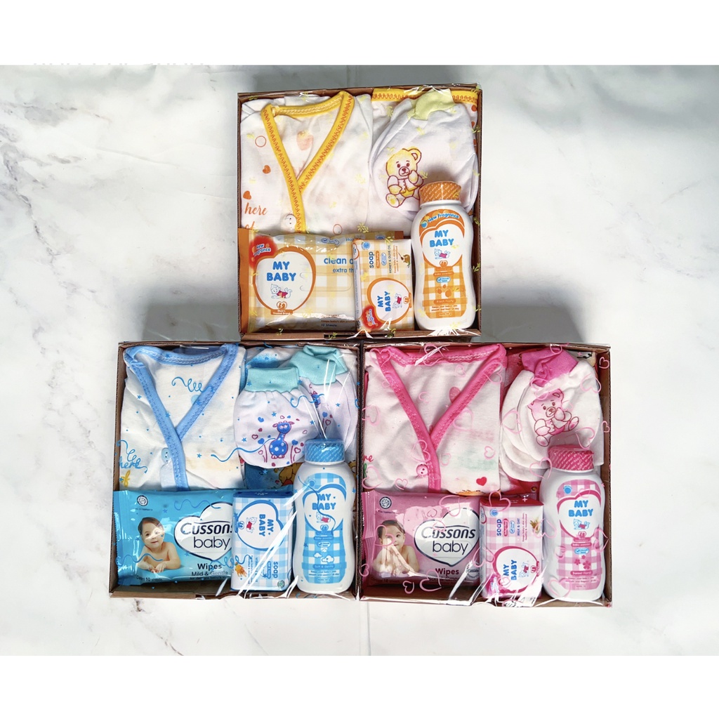 [SET 07]Hampers bayi/baby hampers baju bayi paket hampers parcel/parsel kado bayi lahiran murah