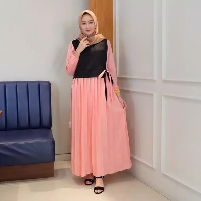 Gamis Amanda Maxi dress muslim (TF)