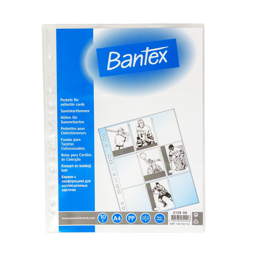 

Bantex Collector Pocket Sleeve PP (10 sheets) #2159 08 PKM Bandung