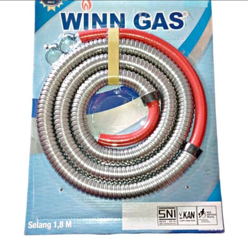 Selang Gas WINN GAS 1,8 METER Biru