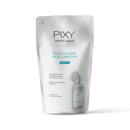 Pixy White Aqua Pore Cleanse Micellar Foam  90ml (REFILL)