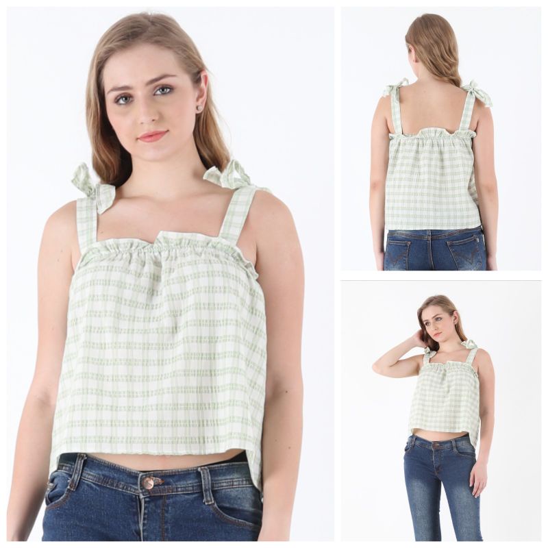 BLOUSE SLEEVELESS PITA  TERMURAH