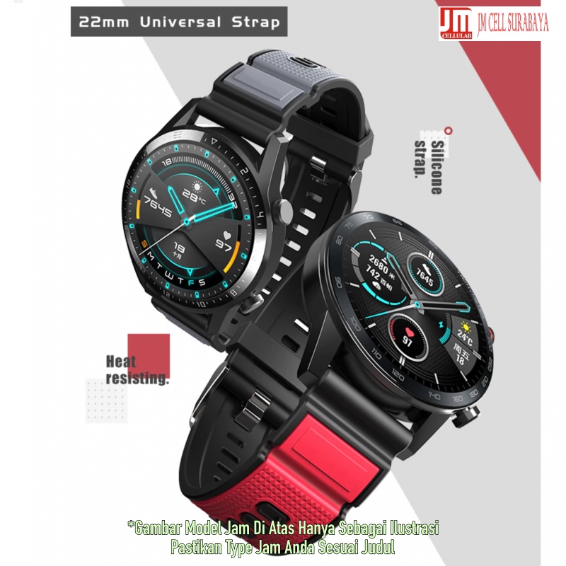 SIKAI Attitude Strap Huawei Watch GT Runner - Tali Jam 22mm Rubber Sporty Silikon