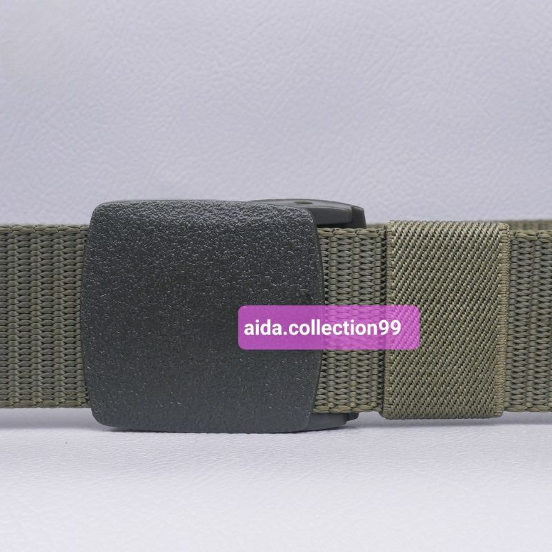 IKAT PINGGANG PRIA CANVAS TACTICAL MILITARY BELT/SABUK PRIA/GESPER PRIA/REALPICTPANJANG 120cm