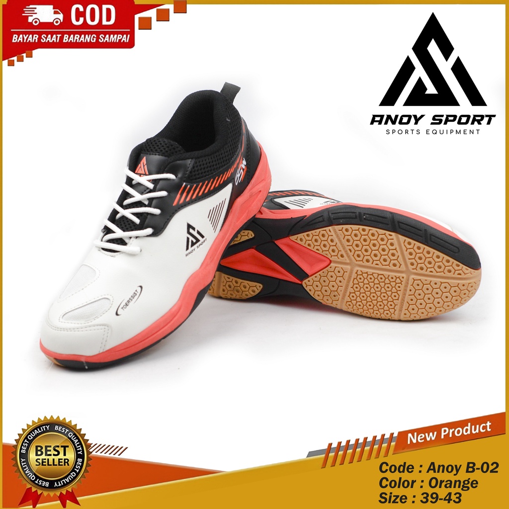 Sepatu Pria Anoy B-02 Sepatu Badminton Sepatu Olahraga Indoor Outdoor Pria Original