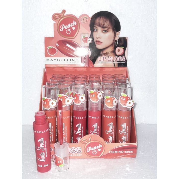 MAYBELLINE L,IP GLOSS CUTE FRUITS LIPTINT peach waterproff