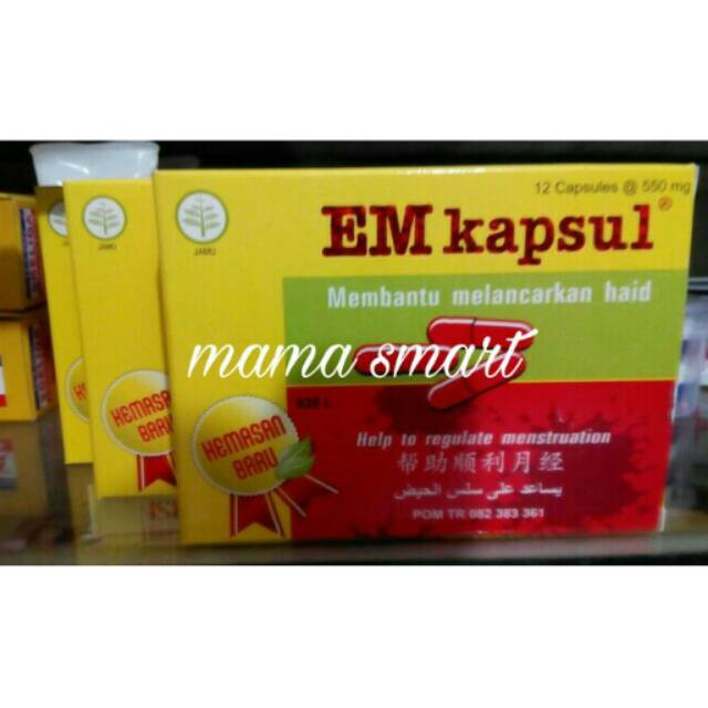 EM KAPSUL / Kapsul Pelancar Haid