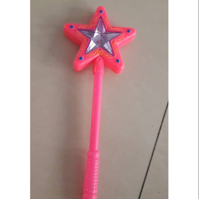  Mainan  Anak Perempuan  Tongkat Peri Magic Wand Fairy Stick 