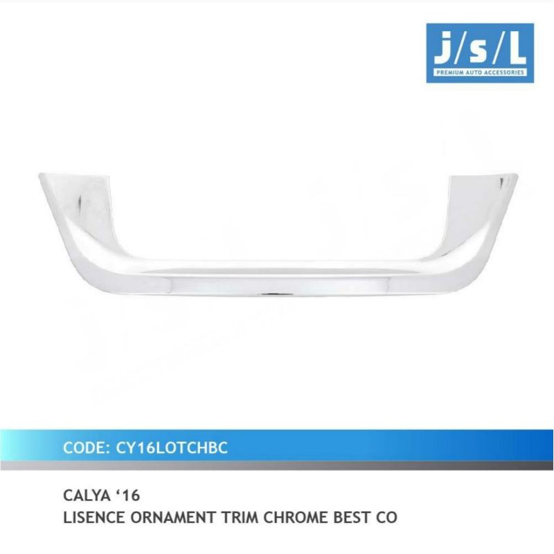 license ornament trim chrome calya sigra best co jsl