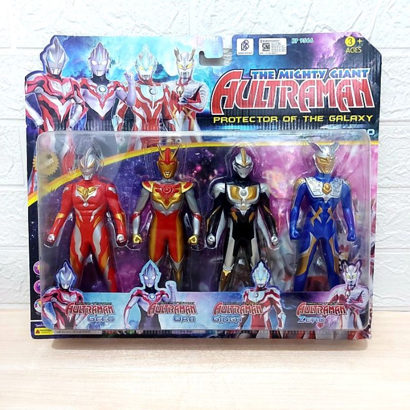 Set Action Figure Ultraman - Mainan Figur Ultamen Anak Laki Cowok