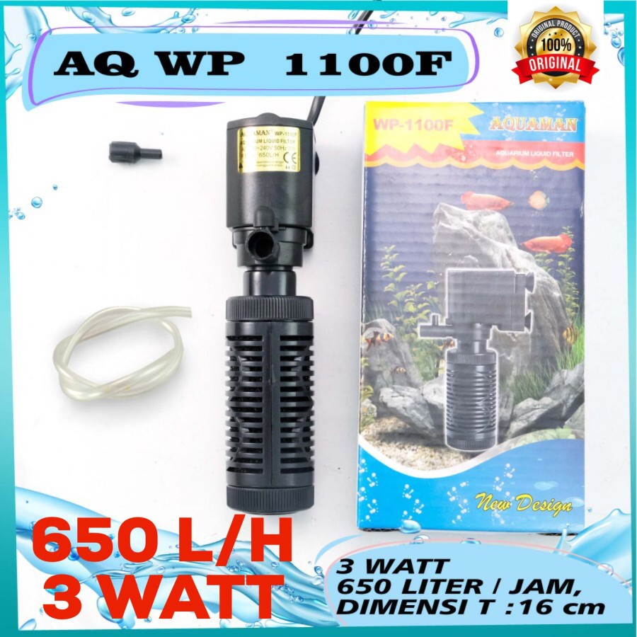 AQUAMAN WP 1100F - Internal Filter Air Aquarium Ikan Aquascape 1100 F