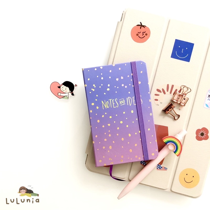 BlingBling Notes&Ideas Notebook (HardCover Notebook/Diary/Buku Catatan)-1